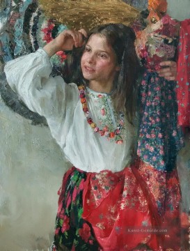 Impressionismus Werke - Recht kleines Mädchen NM Tadschikistan 10 Impressionist